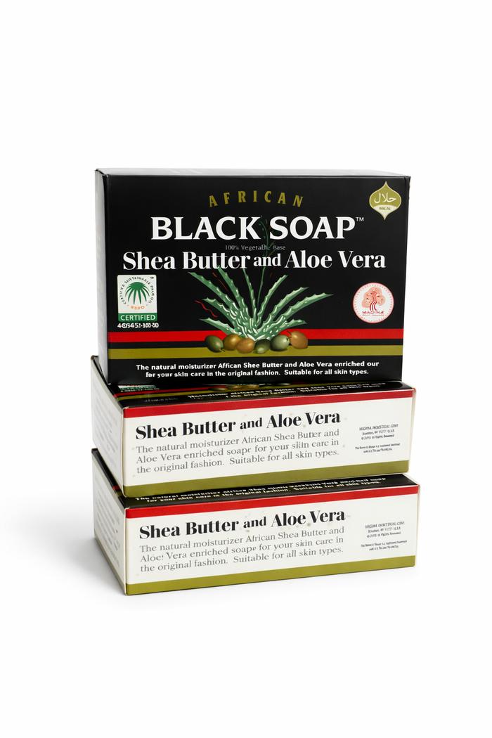 shea butter & aloe vera soap (3 pack)