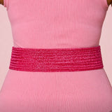 Fuchsia Cinched Belt