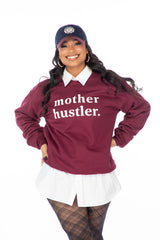 Cherry Red Mother Hustler Lounge Crewneck