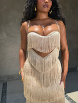 Islander Fringe Dress
