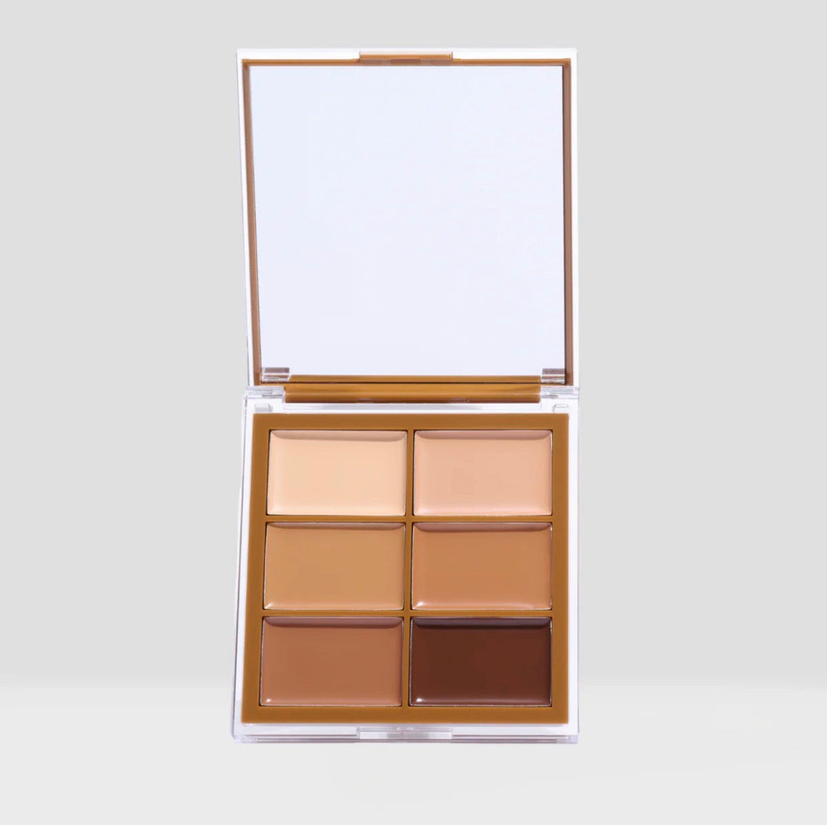 makeup brushes + highlight contour palette