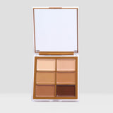Makeup Brushes + Highlight Contour Palette ￼