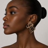 Cheetah earrings