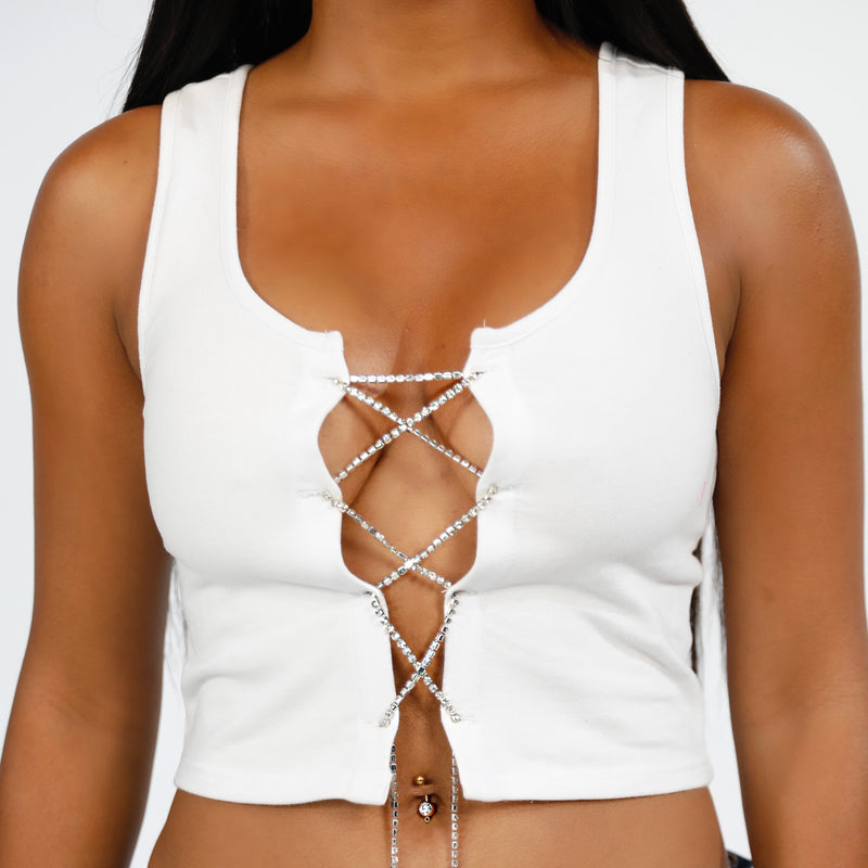 Hollywood White Tank